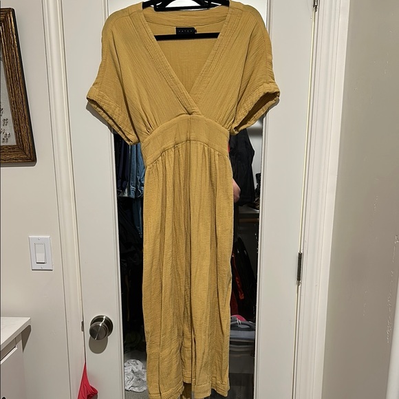 Hatch Dresses & Skirts - Hatch Yellow Women's Maternity Dress